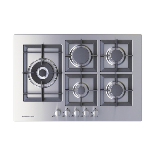 kuppersbusch gms7651 0e product כיריים גז Küppersbusch GMS7651.0E עם 5 מבערים נירוסטה