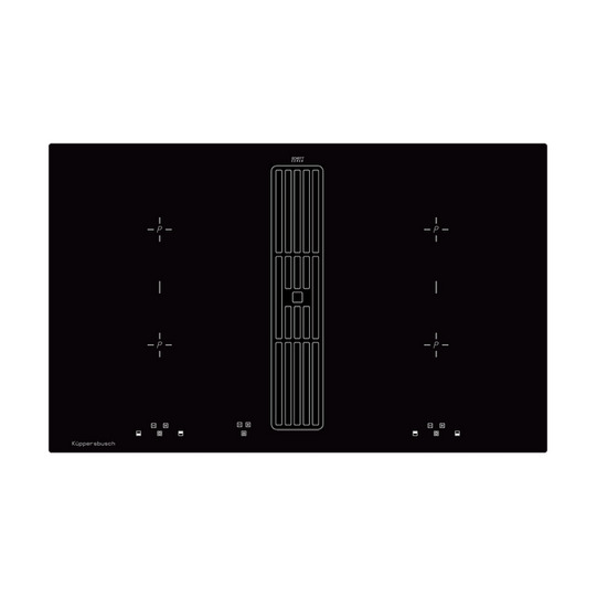 kuppersbusch kmi8500 0sr product כיריים אינדוקציה Kuppersbusch KMI8500.0SR עם קולט אדים משולב