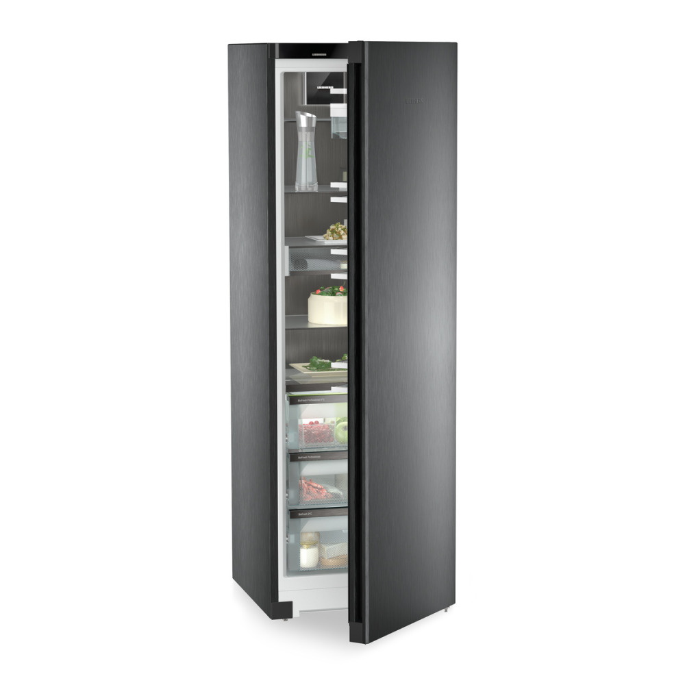 liebherr rbbsc 528i product מקרר עומד Liebherr RBbsc 528i peak BioFresh Professional עם BlackSteel interior