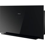 קולט אדים קיר Miele DA 9092 W Screen אובסידיאן שחור חזית זכוכית