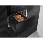 מגירת חימום Miele ESW 7020 Obsidian black matt עיצוב ללא ידית