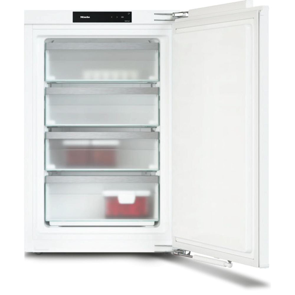 miele fns 7140 c product מקפיא בנוי Miele FNS 7140 C עם NoFrost וארבע מגירות הקפאה