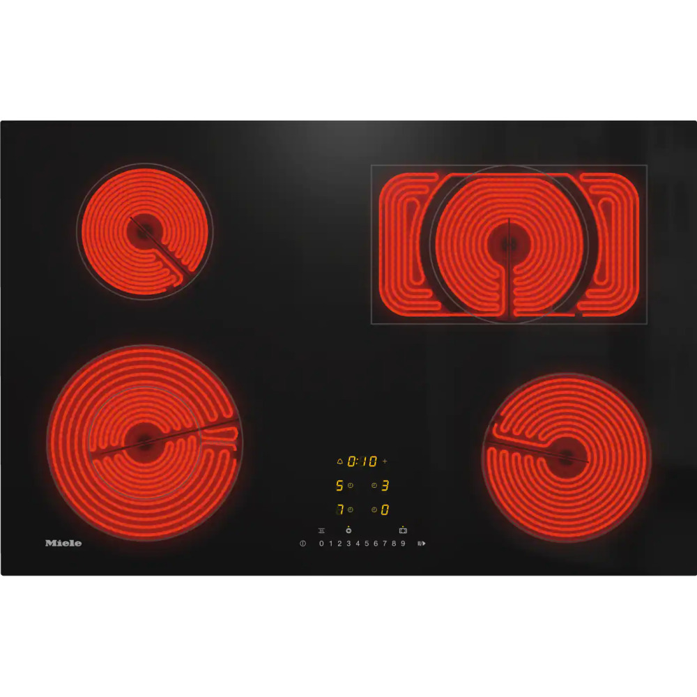 miele km 6542 fl product כיריים חשמליות Miele KM 6542 FL לבנייה שטוחה 4 אזורי בישול – תמונה 1