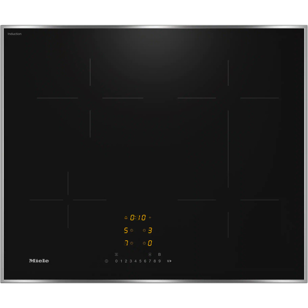 miele km 7363 fr product כיריים אינדוקציה בנויות Miele KM 7363 FR שחור עם מסגרת נירוסטה