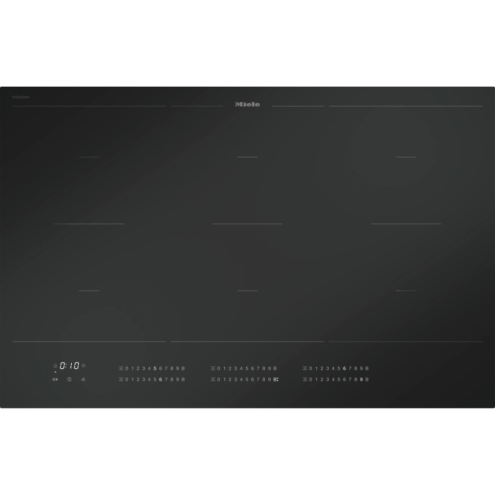 miele km 7576 fl mattfinish product כיריים אינדוקציה Miele KM 7576 FL MattFinish עם 3 אזורי PowerFlex