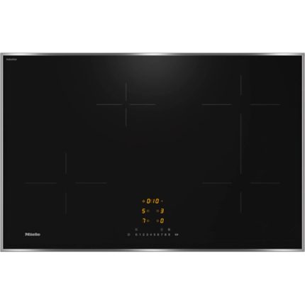כיריים אינדוקציה MIELE KM7373 FR עם אזור Flex cooking זכוכית קרמית שחורה