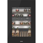 מקרר יין MIELE KWT 6422 iG-1 בנוי בזכוכית שחורה
