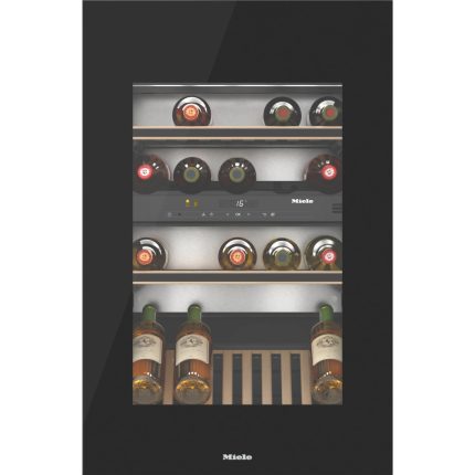 מקרר יין MIELE KWT 6422 iG-1 מובנה זכוכית שחורה