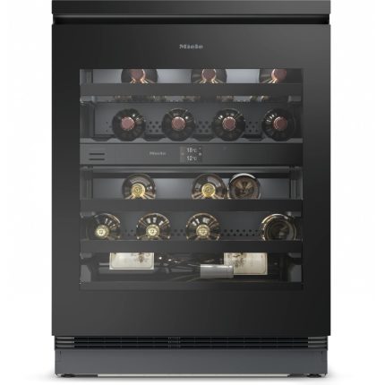מקרר יין MIELE KWTUS 7074 F זכוכית שחורה אובסידיאן מובנה