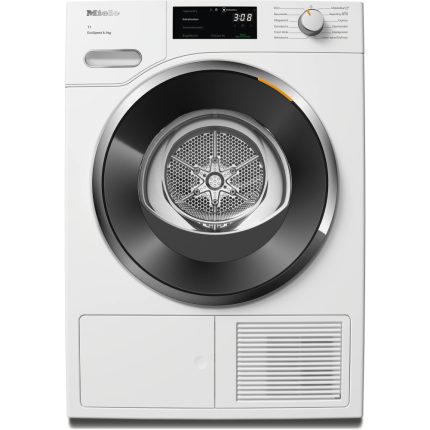 מייבש כביסה MIELE TWH780WP 9 קילו לבן לוטוס עם DirectSensor