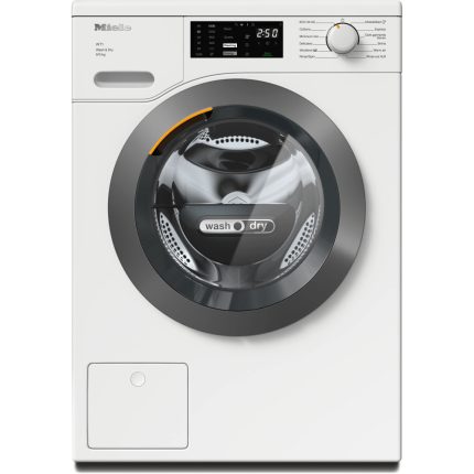 מכונת כביסה מייבש Miele WTD160 WCS לבן לוטוס 8/5 ק״ג