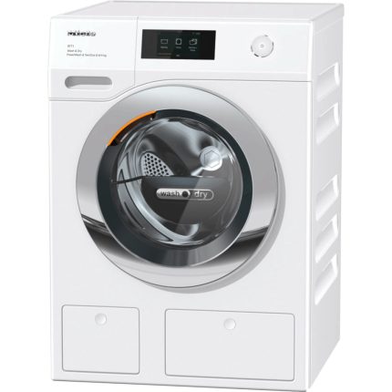 מכונת כביסה מייבש MIELE WTR870WPM לבנה עם מסך M Touch