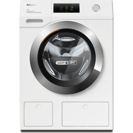 מכונת כביסה מייבש Miele WTW870WPM לבן לוטוס עם בקרת מגע