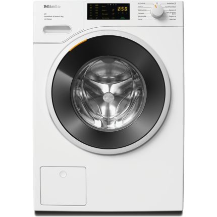 מכונת כביסה Miele WWB380 WCS 8 קילו פתח קדמי לבן לוטוס