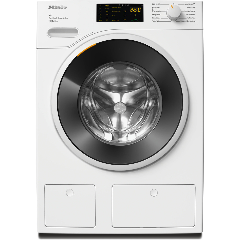 miele wwb680 wcs tdos steam 8kg product מכונת כביסה MIELE WWB680 לבן לוטוס פתח קדמי 8 קילו