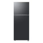 מקרר Samsung מקפיא עליון שחור 415 ליטר עם ידיות מוסתרות