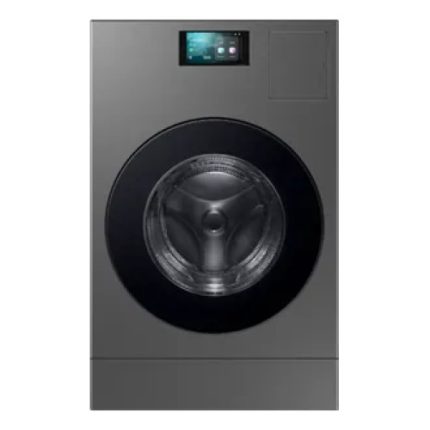 מכונת כביסה משולבת Samsung Bespoke AI אפורה טכנולוגיית HeatPump
