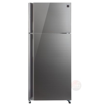 מקרר Sharp SJ-5778 דו דלתי עם דלת זכוכית סילבר ושחור