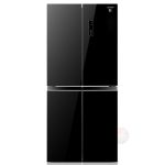 מקרר SHARP SJ-8435BL 4 דלתות זכוכית שחורה 421 ליטר