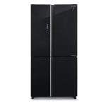 מקרר SHARP SJ-8960 4 דלתות זכוכית שחורה