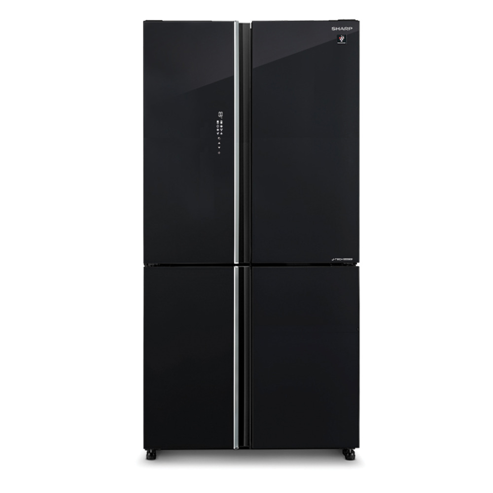 sharp sj 8960 product מקרר SHARP SJ-8960 4 דלתות זכוכית שחורה