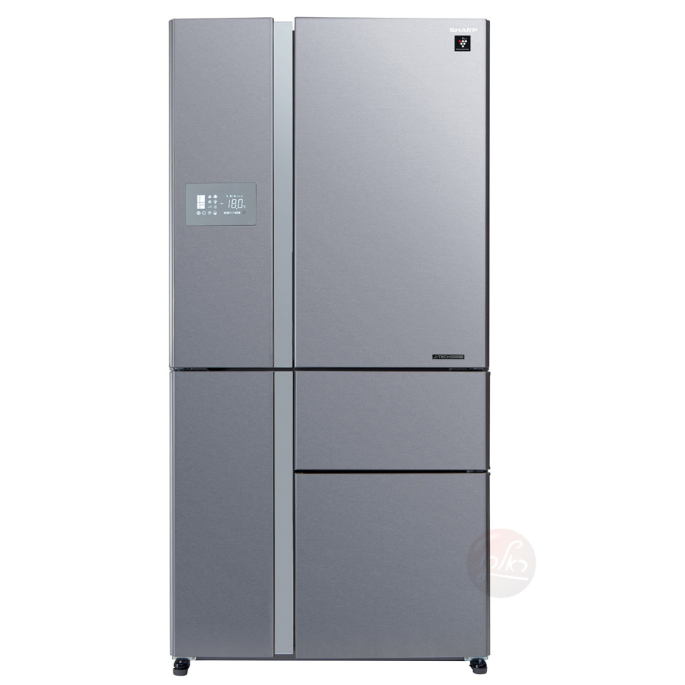 sharp sj 9630 product מקרר SHARP SJ-9630 בעל 5 דלתות בצבע נירוסטה