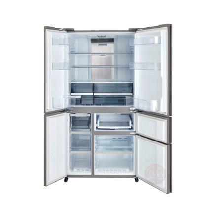 מקרר SHARP דגם SJ-R9733SL 5 דלתות בציפוי זכוכית נירוסטה