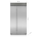 מקרר Split Climate עם תאורת LED ומערכת קירור חכמה