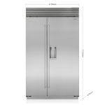 מקרר עם מערכת Split Climate וגימור נירוסטה