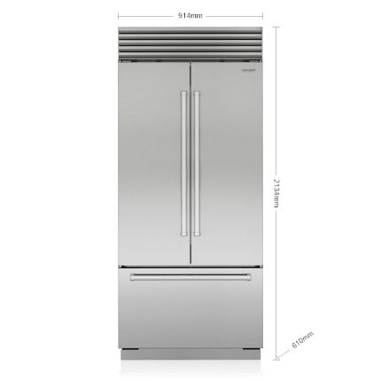 מקרר עם מערכת קירור חכמה Split Climate ותאורת LED
