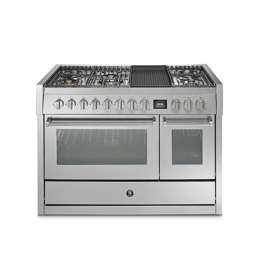 steel cucine genesi 120 gq12sf product 14 כיריים גז Steel Cucine Genesi 120 נירוסטה עם תנור קיטור