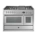 תנור גז משולב Steel Cucine Genesi 120 עם תנור אידוי