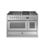⁦תנור משולב כיריים Steel Cucine Genesi 120 דגם GQ12SF⁩ – תמונה ⁦4⁩