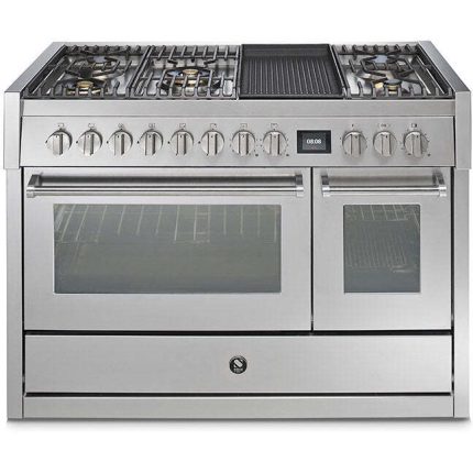כיריים גז Steel Cucine Genesi 120 עם תנור כפול וקיטור