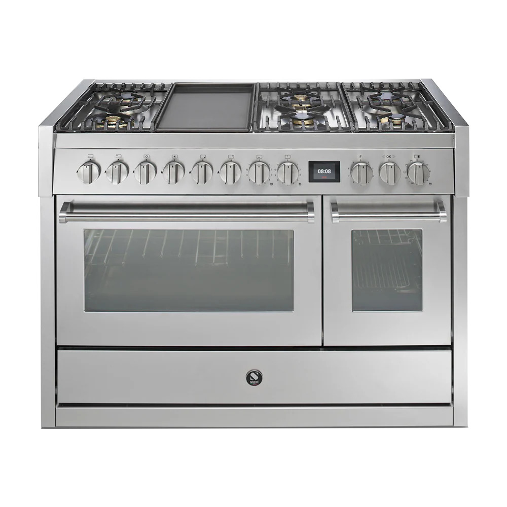 steel genesi 120 gq12sf product 1 תנור משולב כיריים Steel Cucine Genesi 120 עם תנור אידוי
