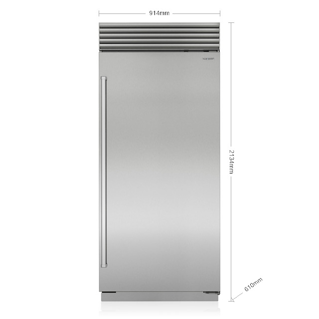 sub zero icbcl3650f s product מקפיא מובנה Sub-Zero Classic 91 ס"מ נירוסטה יצרנית קרח