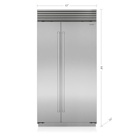 מקרר Sub-Zero Side-by-Side דגם ICBCL4250SID/S עם מתקן מים פנימי