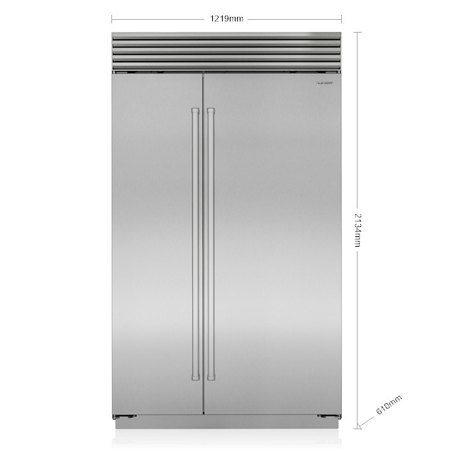 sub zero icbcl4850sid s product מקרר Sub-Zero Side by Side מובנה דגם ICBCL4850SID/S נירוסטה עם מתקן פנימי
