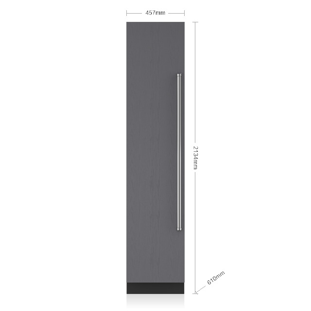 sub zero icbdec1850fi product מקפיא עמוד Sub-Zero 46 ס"מ עם מכונת קרח מובנה