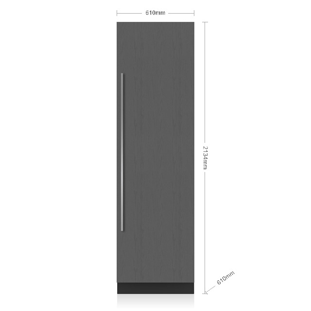 sub zero icbdec2450fi product מקפיא עמודה Sub-Zero 61 ס"מ עם מכונת קרח מובנית