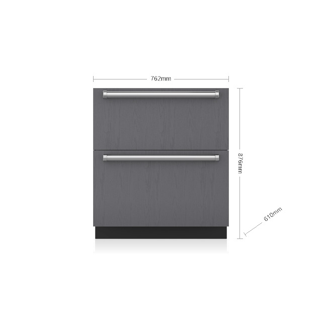 sub zero icbid 30fi product מגירות קירור Sub-Zero דגם ICBID-30FI עם מכונת קרח מובנית