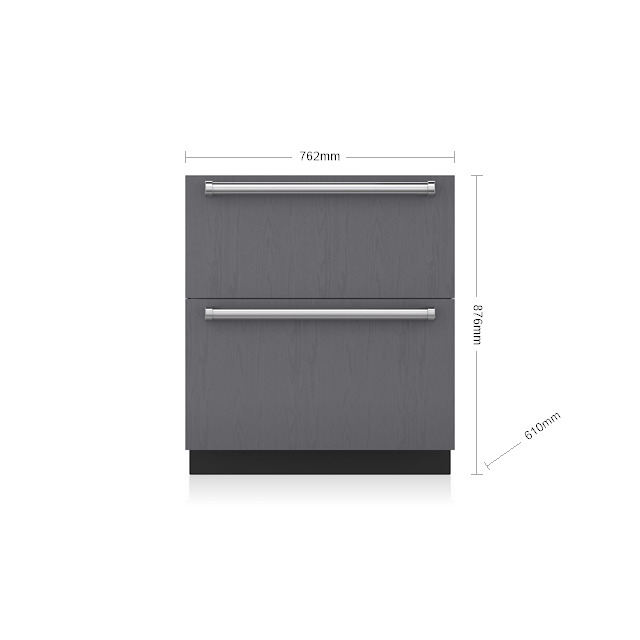 sub zero icbid 30r product מגירות קירור Sub-Zero דגם ICBID-30R פאנל מוכן