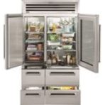 ⁦מקרר משולב מקפיא Sub-Zero 122 ס"מ דגם ICBPRO4850G עם דלת זכוכית⁩ – תמונה ⁦2⁩