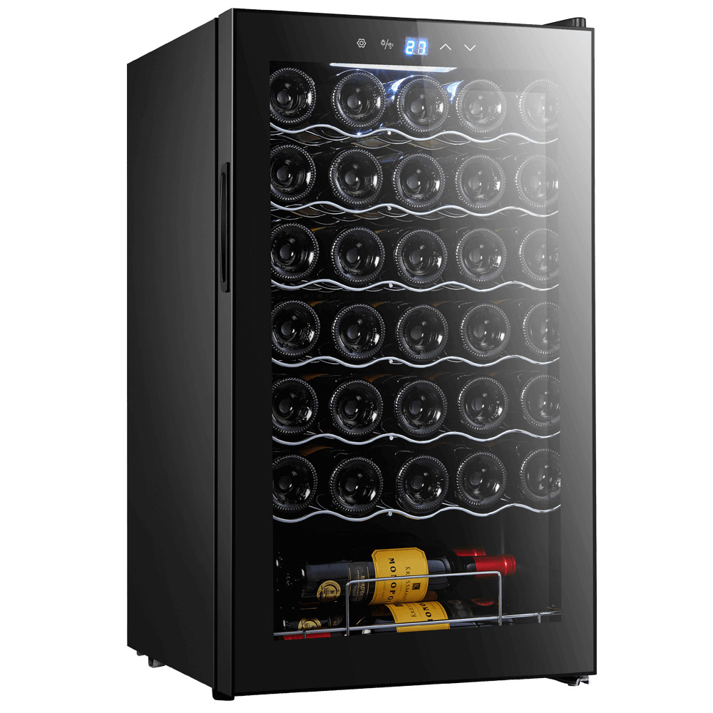 landers jc98 product מקרר יין Landers JC98 ל-34 בקבוקים עם מדחס – תמונה 1
