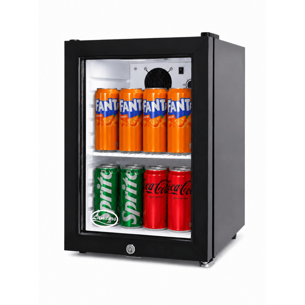 landers sc23 product מיני מקרר לנדרס 23 ליטר חזית שקופה דגם SC23 – תמונה 1