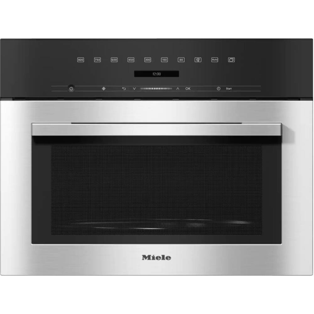 miele m 7140 tc product מיקרוגל בנוי מילה M 7140 TC בעיצוב נירוסטה עם בקרות עיליות
