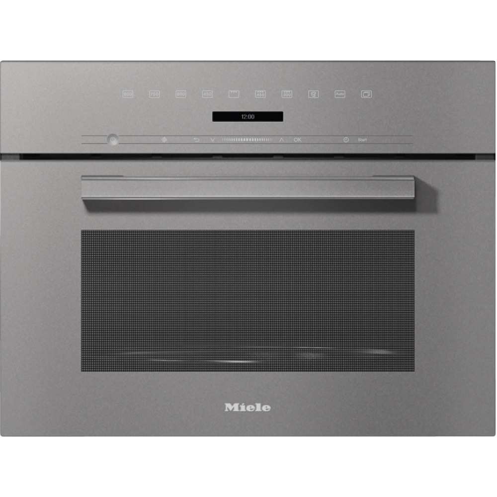 miele m7244tc product מיקרוגל בנוי מילה M 7244 TC אפור גרפיט עם גריל Quartz ונפח 46 ליטר