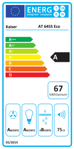 ⁦קולט אדים Kaiser AT 6455 Eco דגם AvantgardePRO נירוסטה⁩ – תמונה ⁦2⁩