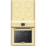 סט תנור ותנורי אינדוקציה בנויים Kaiser EHC 6776 I ElfAD Art Deco