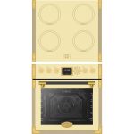 סט תנור ותנורי אינדוקציה בנויים Kaiser EHC 6776 I ElfAD Art Deco